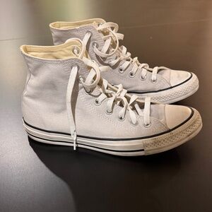 Classic White High-Top Sneakers
